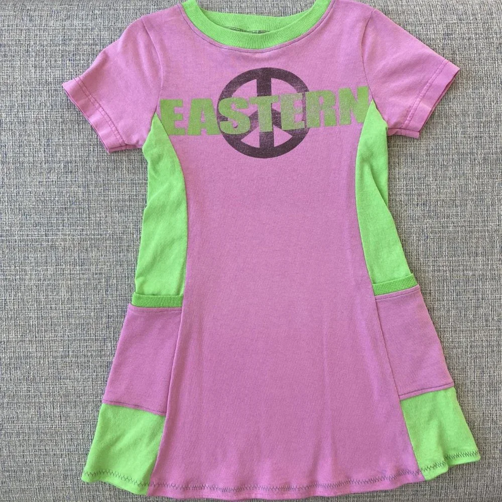 Eastern Illinois University EIU Panthers vintage t shirt toddler 4t tunic dress